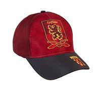 Gorra Infantil de Harry Potter - Color Rojo - Apta de 2 a 8 Años - Combina Algodón y Poliéster - Gorra con Velcro Trasero Ajustable - Producto Original Diseñado en España