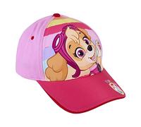 Gorra Infantil de La Patrulla Canina - Color Rosa- Apta de 2 a 8 Años - Combina Algodón y Poliéster - Gorra para Niños con Velcro Trasero Ajustable - Producto Original Diseñado en España