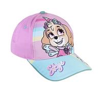Gorra Infantil de La Patrulla Canina - Color Rosa y Azul - Apta de 2 a 8 Años - Combina Algodón y Poliéster - Gorra para Niños con Velcro Trasero Ajustable - Producto Original Diseñado en España