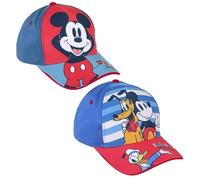 Artesanía Cerdá Gorra infantil Mickey Mouse Azul 2-8 años algodón/poliéster velcro trasero ajustable