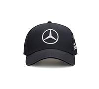 Gorra Infantil Mercedes AMG F1 Lewis Hamilton 2022 Negra - Negro, Talla Unica, Infantil