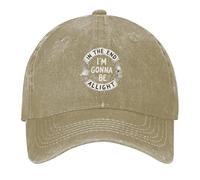 Gorra Inspirador Al Final Voy A Estar Bien Clásico Gorra El Sol Soft Sombreros De Pesca para Invierno Golf Correr