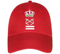Gorra Lisa de Patrón de Navegación Básica (PNB) (Nuevo) (Rojo)