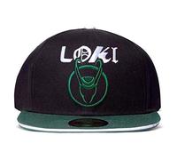 DIFUZED Gorra Loki Marvel, Negro, Talla única para Hombre