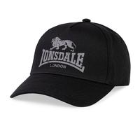 Lonsdale Norbury Gorra, Negro/Gris, Talla única para Hombre