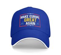 Gorra Make Europe Great Again I Love Europe Gorra de Camionero para Hombre y Mujer