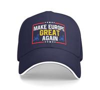 Gorra Make Europe Great Again I Love Europe Gorra de Camionero para Hombre y Mujer