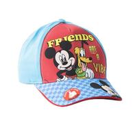 Gorra Mickey Niños con Visera - Gorra Infantil Mickey Cómoda, Transpirable y Ligera, Gorra Verano Ajustable, Protección Solar Playa, Piscina y Excursiones