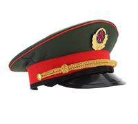 Gorra militar ajustable del ejército sombrero de oficial con pico para marinero, azul marino, almirante, Halloween, cosplay, accesorio de disfraz