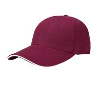 Gorra Mujer,Sandwich Hairy Green Baseball Cap Light Plate Sandwich Cap Tourism Building Group Cap Work Cap Visera De Vestir (Wine, A).