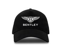 Gorra Negra para Fans Bentley Auto - Logo Blanco - Algodón Eco