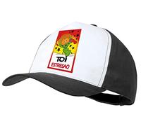 GORRA NEGRA toi estresao estresado estampas coleccionables color cap.