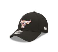 Gorra New Era 9Forty Seasonal Infill para hombre ~ Chicago Bulls Black