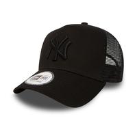 Gorra New Era Clean 9Forty Trucker juvenil ~ New York Yankees negro negro