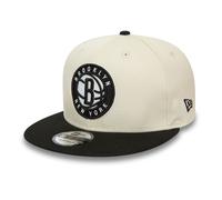 Gorra New Era Hombre NBA Logo 9Fifty ~ Brooklyn Nets marrón piedra