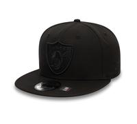 Gorra New Era Monochrome 9Fifty para hombre ~ Las Vegas Raiders negro