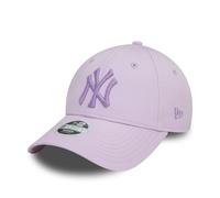Gorra New Era Mujer Metallic Logo 9Forty ~ New York Yankees lila