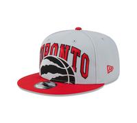 Gorra New Era NBA Authentics 9Fifty para hombre ~ Toronto Raptors Tip-Off gris