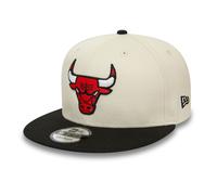 Gorra New Era NBA Logo 9Fifty para hombre ~ Chicago Bulls marrón piedra