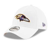 Gorra New Era NFL 39thirty de béisbol de fútbol americano, logotipo central de la NFL, colores del equipo, S/M