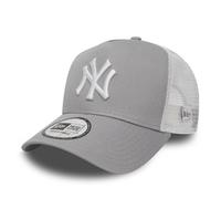 Gorra New Era Snapback Trucker para hombre ~ New York Yankees gris/blanco