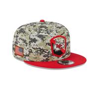 Gorra NFL Salute Snapback 9Fifty New Era ~ camuflaje 'Kansas City Chiefs'