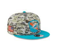 Gorra NFL Salute Snapback 9Fifty New Era ~ camuflaje 'Miami Dolphins'