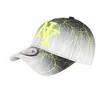 Gorra NY amarilla fluorescente y gris Print Original Streetwear Baseball Fashion Eklyr - Tamaño: Talla única - Color: Amarillo - Hombre, amarillo, Talla única