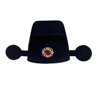 Gorra oficial auténtica de la cultura china diseñada para adultos y niños exigentes que aprecian el patrimonio y la tradición para cosplay, sombrero antiguo chino antiguo para niños