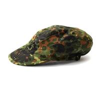 Gorra original de la Fuerza Aérea del Ejército Alemán Flecktarn Camo Peak Hat Militar, Multicolor, Talla única