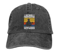 Gorra para Deporte Bombero Jubilado Adiós Tensión Hola Pensión Gorra Trail Light Running Sombrero Retro Sombrero Beisbol para Golf Senderismo Viaje