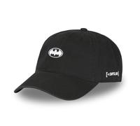 Gorra para Hombre y Mujer DC Comics, Gorra Dad Cap Batman, Ajustable, Blanco y Negro, Talla única