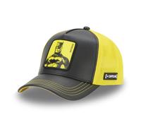 Gorra para hombre y mujer DC Comics, Gorra Trucker Ajustable por Snapback, negro/amarillo/gris, Talla única