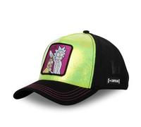 Gorra para hombre y mujer, Ricky y Morty, Gorra Trucker, Original, Sin Deformación y Multi-Sport, Negro/Verde/Rosa, Talla única
