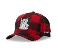 Gorra para hombre y mujer Tom y Jerry, Gorra de béisbol original y auténtica, rojo/negro, Talla única