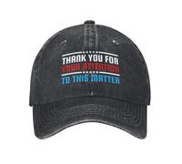 Gorra para la Cabeza,Gracias por su atención a Este Asunto. Casual Hats Casual,Deportivo Trucker Gorra para Golf Verano Deportes