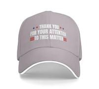 Gorra para la Cabeza,Gracias por su atención a Este Asunto. Sombrero Sol Transpirable,Moda Gorra para Sol para Deportes Golf Pesca
