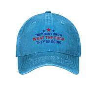 Gorra para la Cabeza,No Saben qué diablos están Haciendo Sombrero Sol Casual,Transpirable Gorra de Deportes para Deportes Motociclet Golf