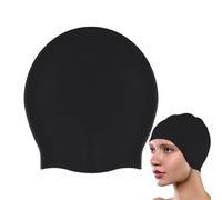 Gorra para mujer, sombrero de natación, cautor de natación de pelo largo - Equipo de natación impermeable para entrenamiento en turnos y aeróbicos, protección cómoda de cheve