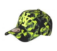 Gorra para niño, color amarillo neón negro, moda Smoky NY Béisbol, de 7 a 11 años, talla única, color: amarillo, niño, amarillo, Talla única