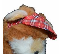 Gorra para perros talla L - Roja