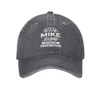 Gorra para Sol,Es una Cosa de Mike Que no entenderías Sombrero Sol Unisex,Transpirable Gorras Hip Hop para Pesca Hombre Motociclet