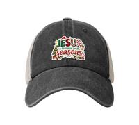 Gorra para Sol, Jesús es la razón de Las Estaciones Gorra Deportiva Deportivo, Adjustable Sombrero Sol para Caza Motociclet Verano
