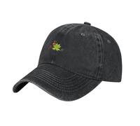 Gorra para Sol, Pequeña Hormiga sosteniendo una Hoja de Arce Impresa Gorra para la Cabeza Adjustable, Transpirable Casual Hats para Tenis Deporte Running Verano