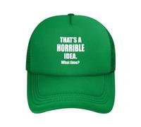 Gorra para Sol Qué Gracioso, Qué Idea Tan Horrible. ¿A Qué Hora? Casual Hats Casual,Nueva Gorra para La Cabeza para Pesca Motociclet Golf