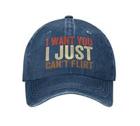 Gorra para Sol, Te Quiero Pero no Puedo coquetear Gorra de Golf Transpirable, Unisex Sombrero Sol para Deportes Motociclet Tenis Deporte