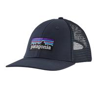 Gorra Patagonia P-6 Logo LoPro Trucker Hat Color: azul/gris