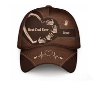 Gorra personalizada para papá con nombres de niños, tamaño ajustable, gorra de béisbol personalizada para papá, regalo para abuelo, día del padre, cumpleaños, Navidad