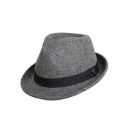 Gorra plana de lana for hombres estilo británico invierno cálido Newsboy sombrero al aire libre térmico adulto Para Viajar(Gray,M 56-58cm)