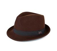Gorra plana de lana for hombres estilo británico invierno cálido Newsboy sombrero al aire libre térmico adulto Para Viajar(Coffee,L 58-60cm)